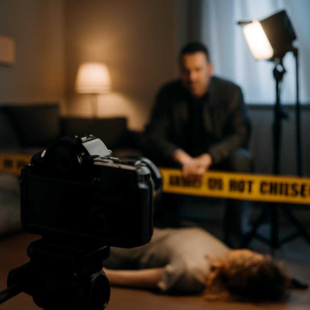 свет в криминальном сериале