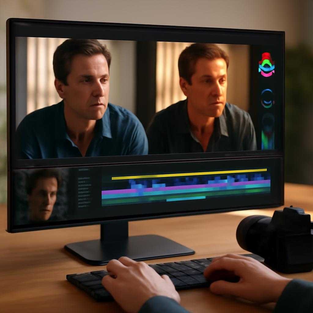 цветокоррекция временных линий в сериале