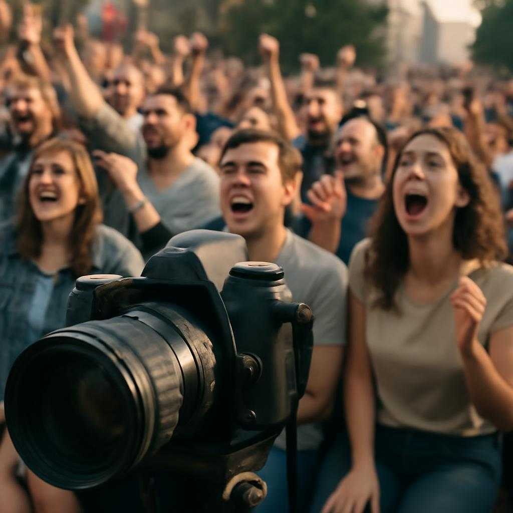 звук толпы